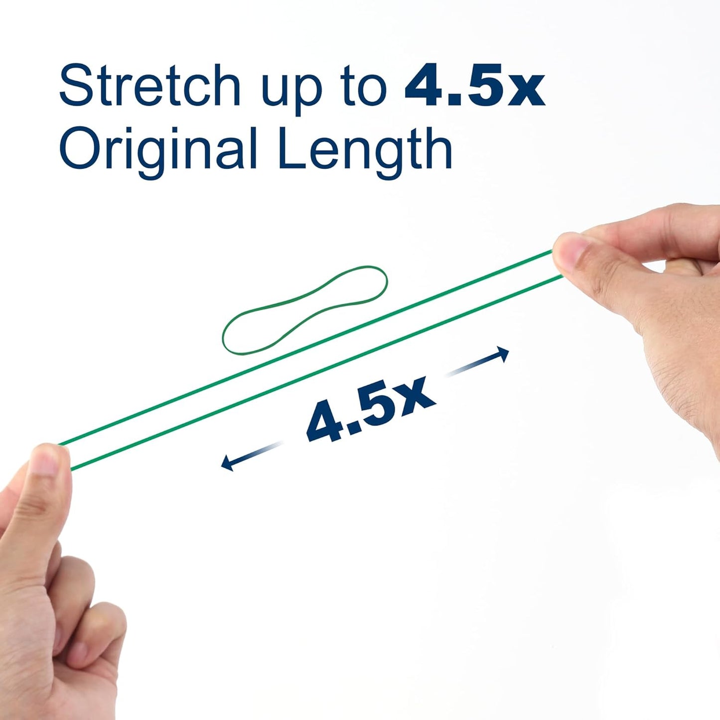 LotFancy Rubber Bands, 600PCS Size 16 (2 1/2" x 1/16") Elastic Durable Colored Rubber Bands for Office Supplies, Tie Dye