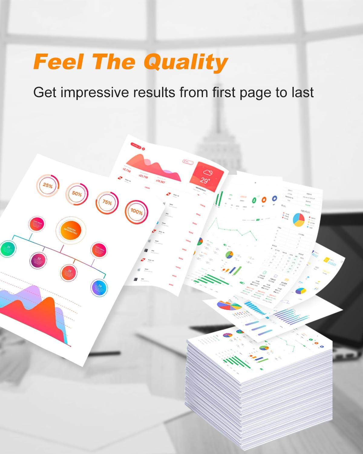 MILEKO 127XL Ink Cartridge Remanufactured Replacement for Epson 127 XL Ink Cartridges T127 Ink for Workforce 60 545 845 645WF-3540 WF-3530 WF-3520 WF-7010 WF-7510 Stylus NX530 NX625 Printer (5 Pack)