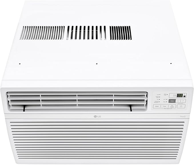 LG 14000 BTU Window Air Conditioners [2023 New] Remote Control WiFi Enabled App Ultra-Quite Washable Filter Cools 800Sq.Ft for Large Room AC Unit air conditioner Easy Install White LW1521ERSM1
