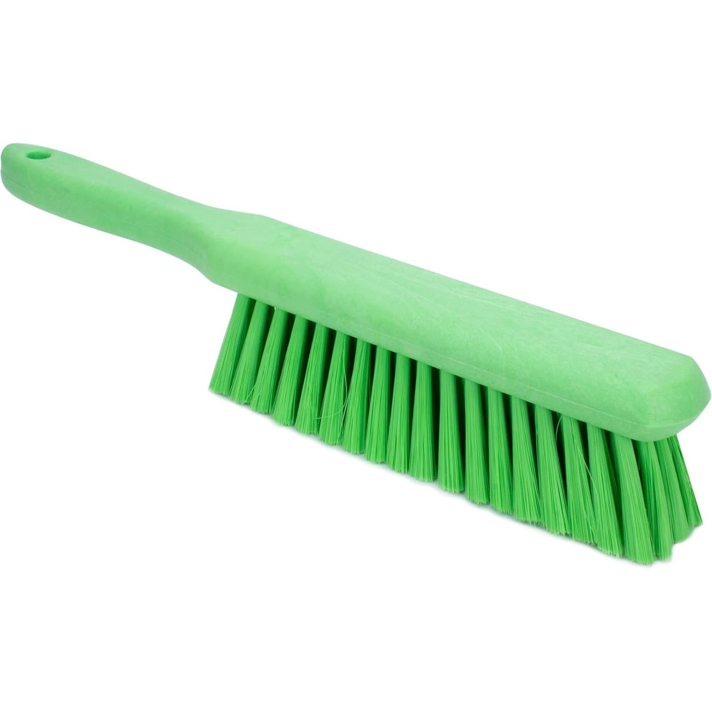SPARTA Handheld Soft Counter Brush 8 Inch Bristle Span, Multi-Use Dust Brush with 5 Inch Handle for Tables, Countertops, and Delicate Surfaces, Polyester, Lime, (Pack of 6)