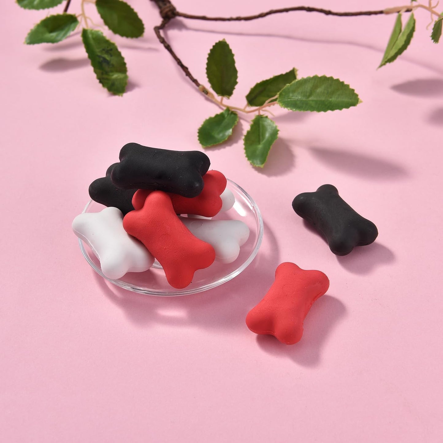 12 Pack Bone Erasers for Kids, 3D Erasers for Boys and Girls, Fun Take Apart Erasers for School Supplies Prize Gifts Party Favors