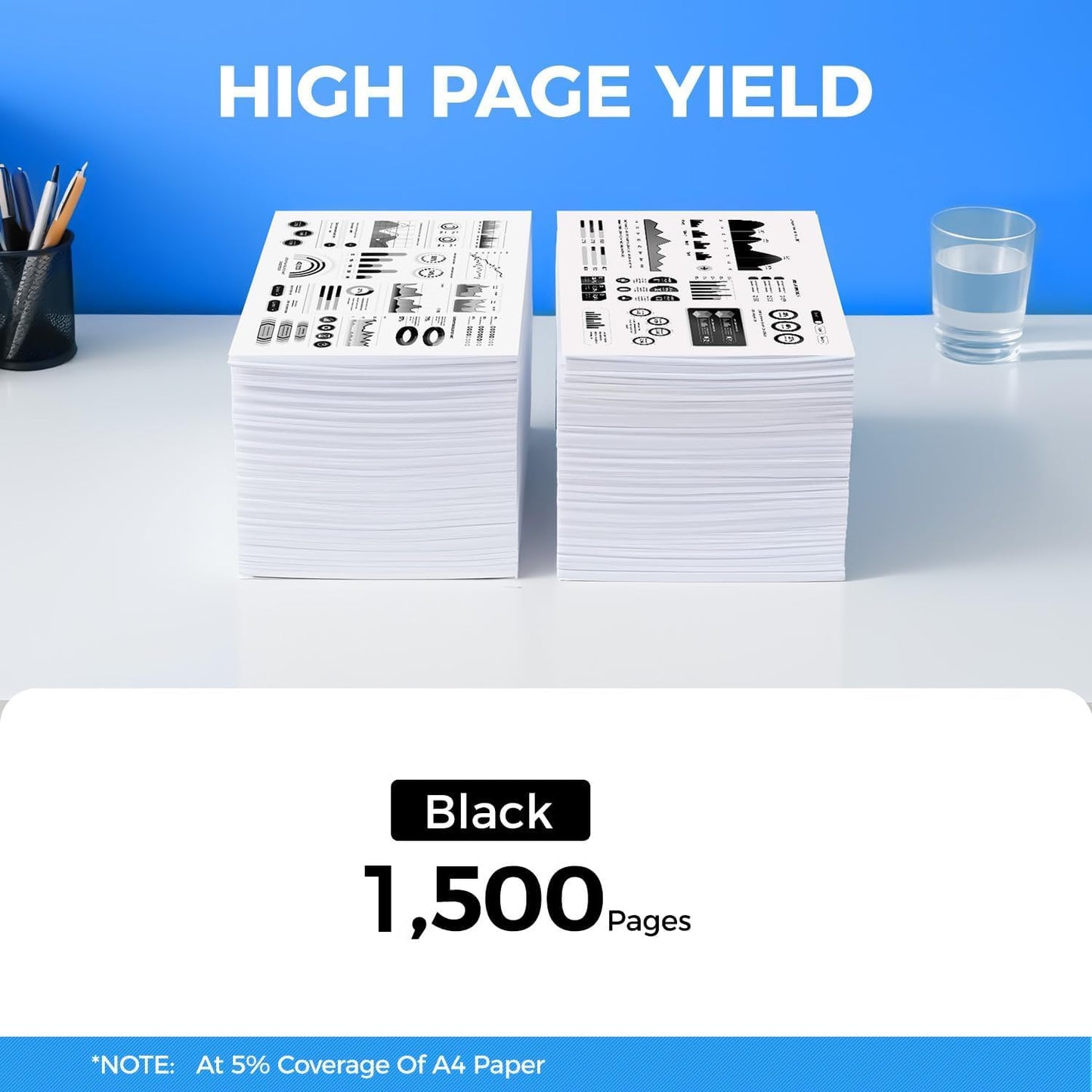 Compatible Toner Cartridge Replacement for Dell B1160 Toner Cartridge to Use with Dell B1160 B1160w B1163w B1165nfw Mono Laser Printers Ink Black 2-Pack YK1PM 331-7335 HF44N HF442 All-in-One Copier