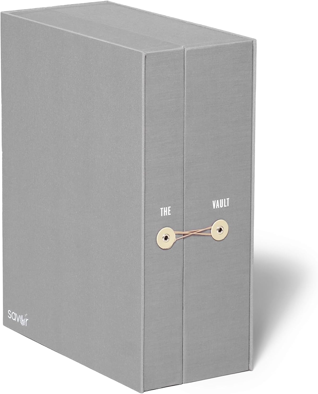 Savor | All-in-One Organizer | Gray Keep Vet Records, Tags, Collars and Fido's Favorite Toy Organized or Keep Cherished Pet Memories Safe in One Convenient Home with This Gift for Pet Parents