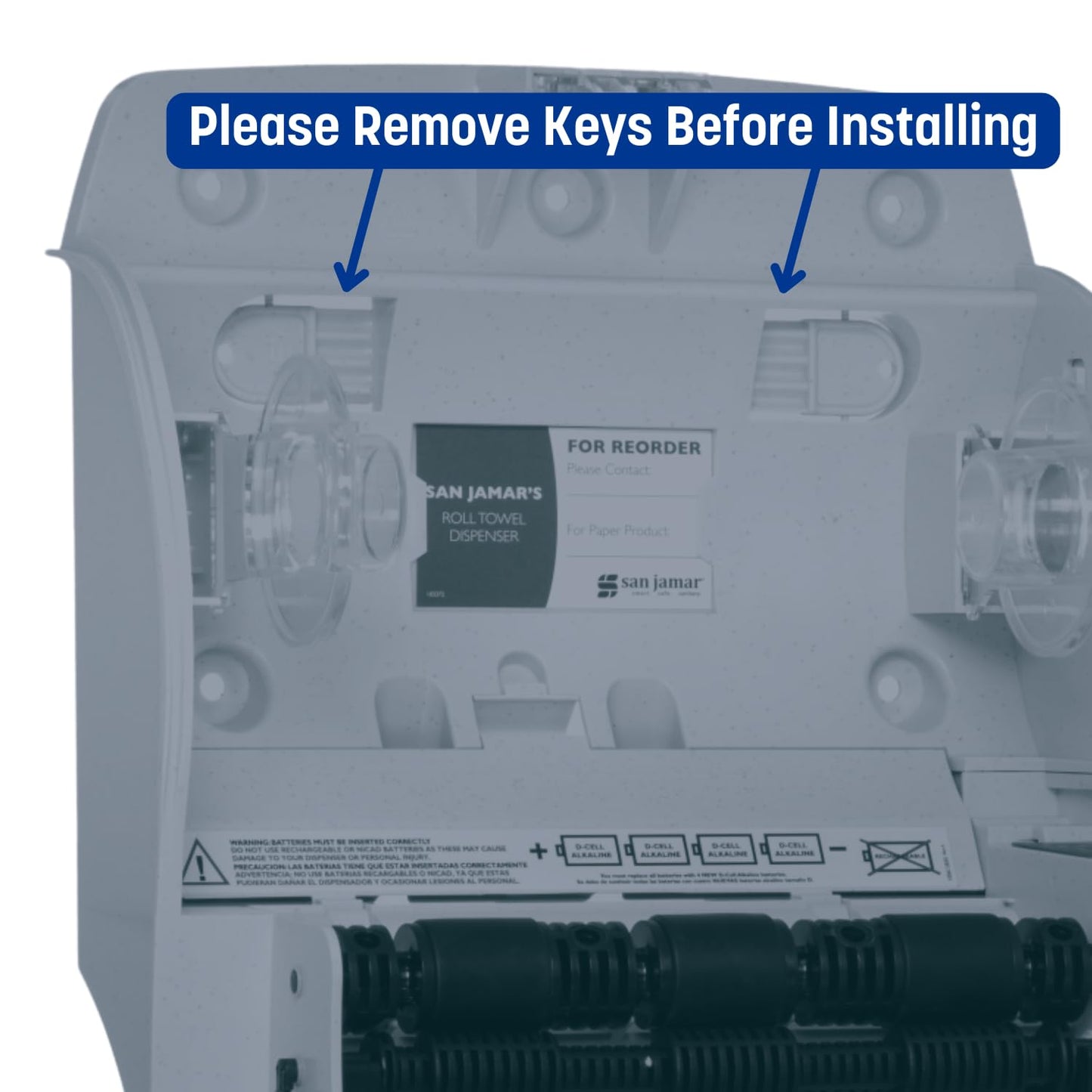 San Jamar Ecologic Smart Essence Recycled Plastic Electronic Paper Towel Dispenser, Universal Roll Capacity, Wall Mounted Dispenser with Zero Waste for Home and Business Universal, Black