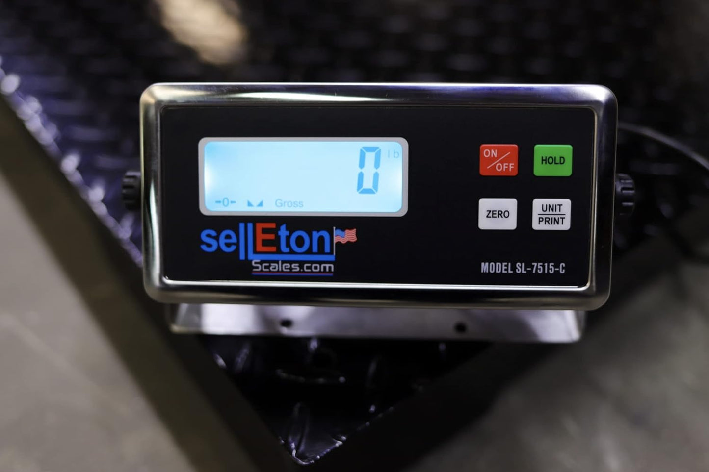 SellEton SL-4040-5k-NN 40" x 40" Industrial Floor Scale | 5000 lbs x 1 lb l Warehouse Pallets