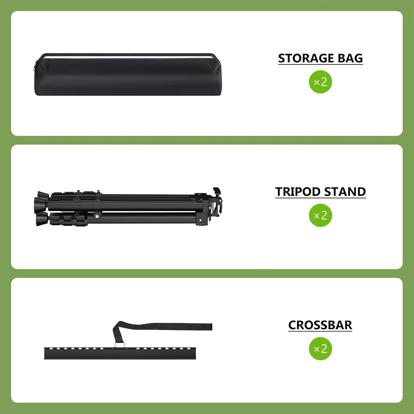 Easel Stand for Sign, Hemndic 66" Easels Stand for Painting Heavy Duty, Portable Travel Easel for Display (2 Pack)