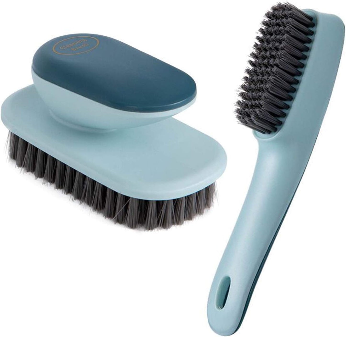 Cleaning Brush Household Small Laundry Brush for Soft Bristle Scrub Clothes Shoe Underwear Fabric Hand Cleaning Brush Pack of 2 Blue