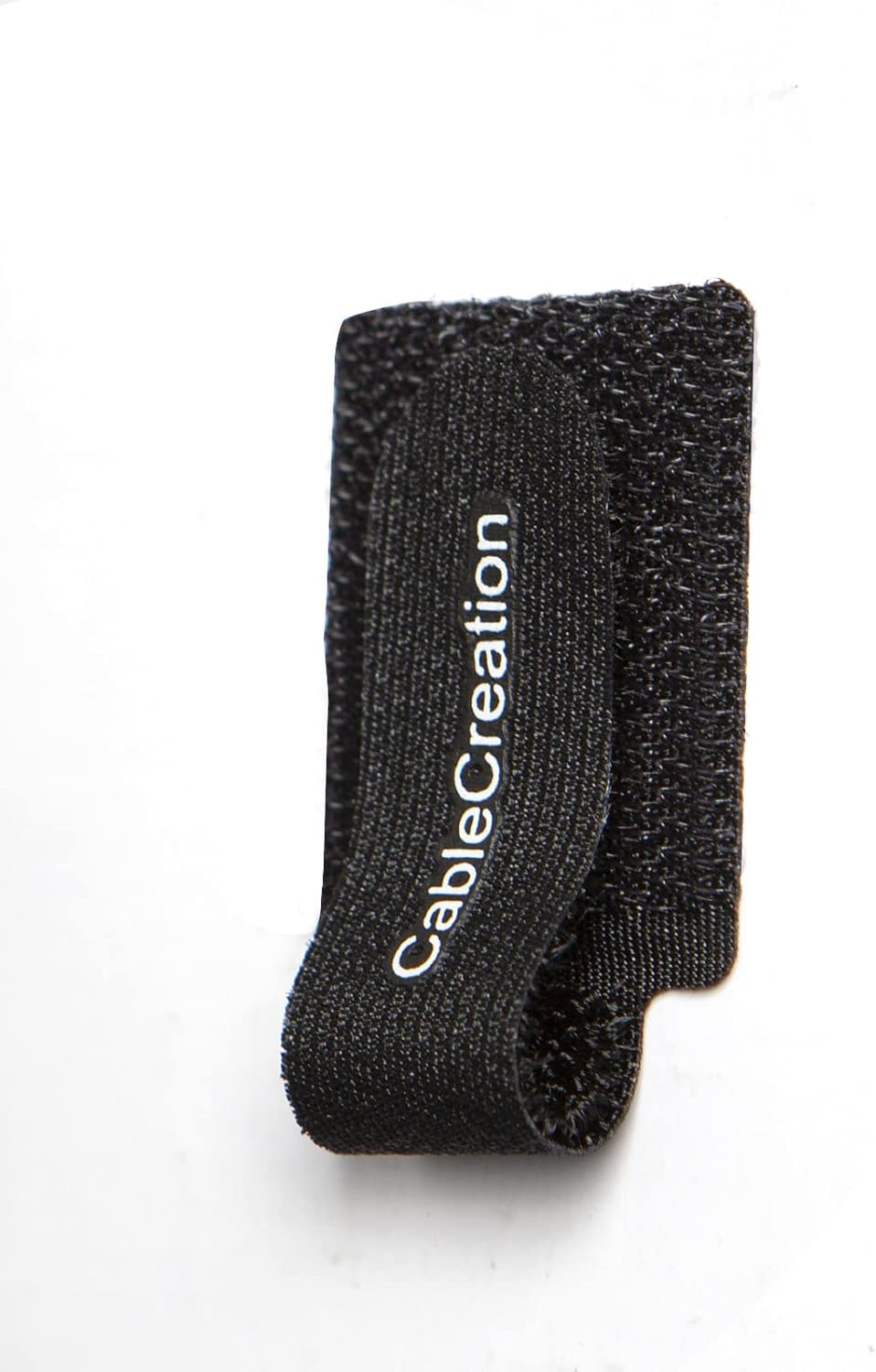 CableCreation Cable Ties, Strong Back-Glue Self Adhesive Cable Straps, Cable Management Straps Hook Loop Cord Organizer Wire Ties for Office/Home/Kitchen/Workshop, Black 5 Pack