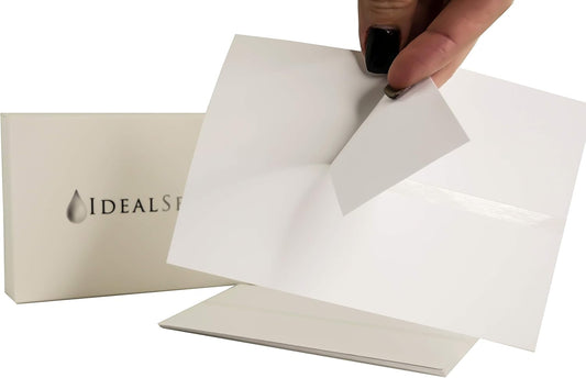 Bright White Box of 300 Double Postage Meter Tapes 5 1/4 x 3 1/2 Compatible Replacement for PB 612-0, 612-7, 612-9 & 620-9 Postage Meter Tape 05204 Two Labels Per Sheet