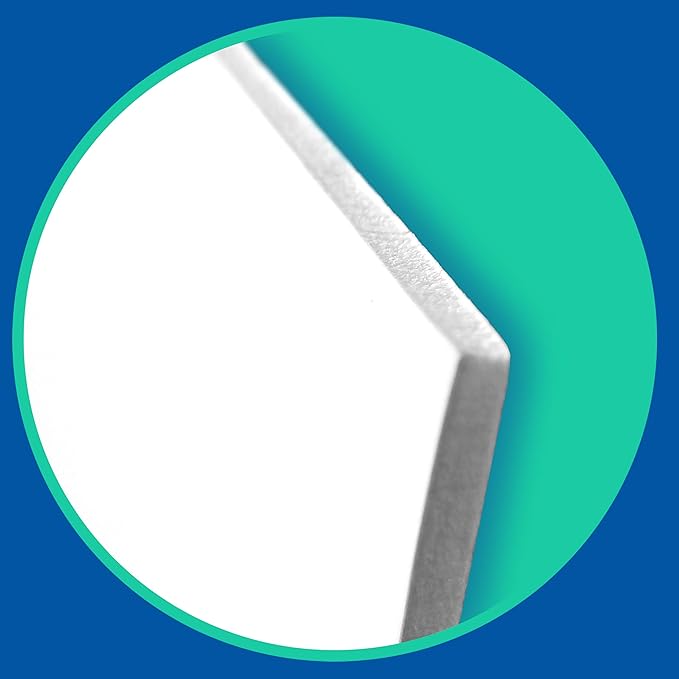 Flipside Products 30" x 40" White Foam Board, Arts and Crafts, 3/16" Thick, Presentations, Large Signboards, Backing Board, Display, Pack of 25