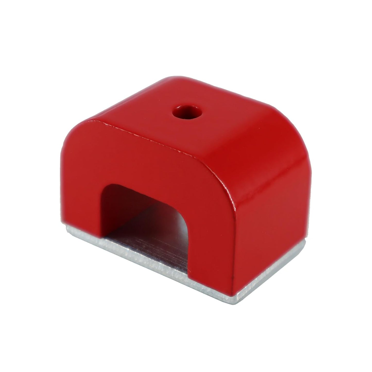 Red Horseshoe Heavy-Duty Alnico Power Magnets for Education and Doing Velvet Nail (15 lbs Pull)