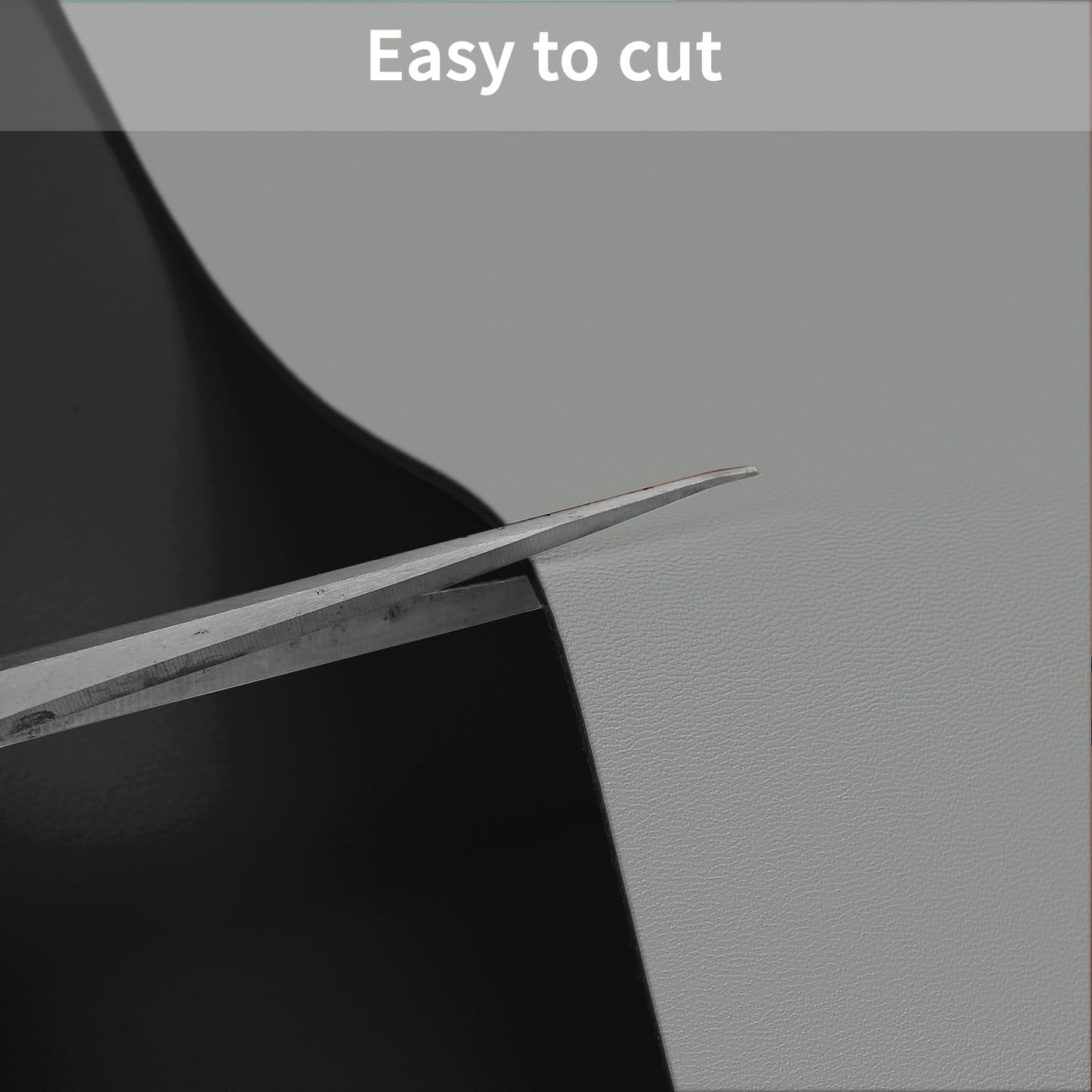 Leather Table Cover,1.8mm Thick,42x60 Inch Table Protector,Table Protector for Dining Room Table,Dining Table Cover,Table Cover Protector,Table Top Cover(Black+Gray,42x60)