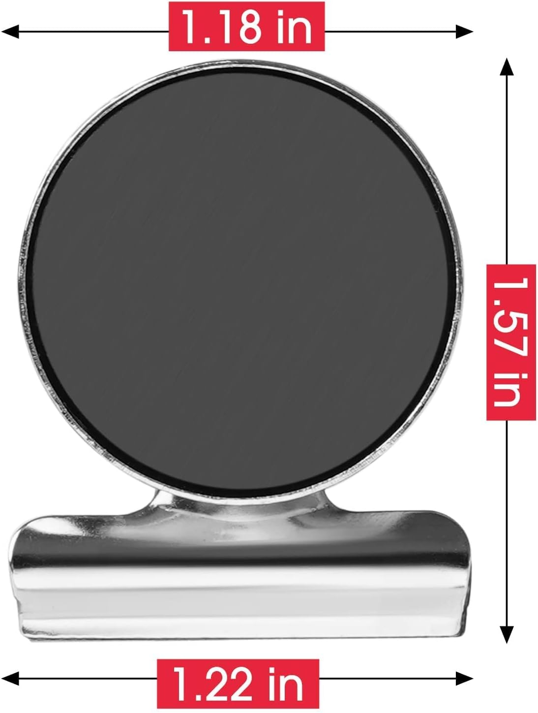 VNDUEEY 90 Pack Fridge Magnets Refrigerator Magnets, Magnet Clips for Whiteboard, Magnetic Paper Clip Dispenser Holder for Desk, Kitchen, School, Office