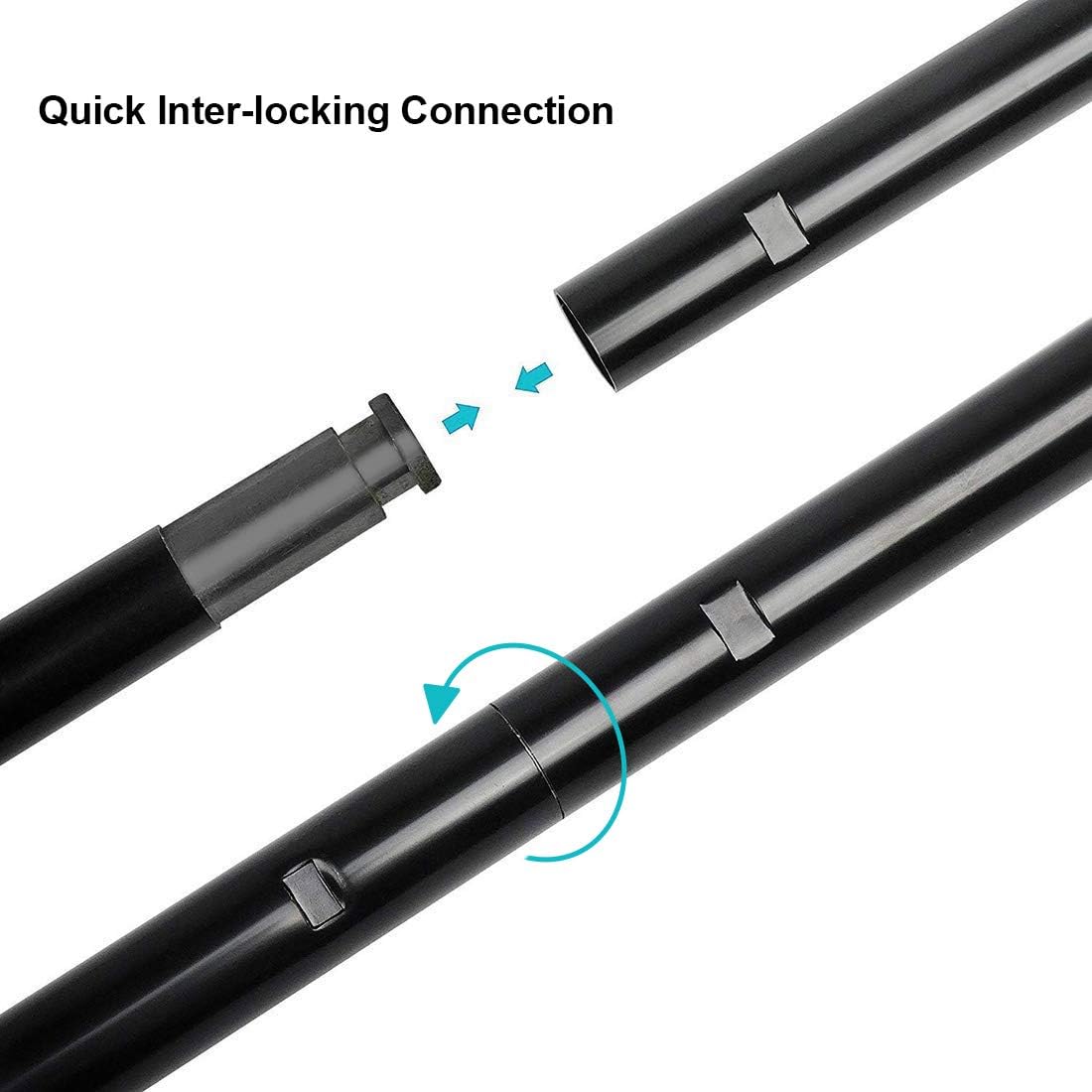 10 x 10Ft Photo Video Studio Heavy Duty Adjustable Muslin Backdrop Stand Background Support System Kit for Photography with Carrying Bag，4 Pcs Spring Clamps