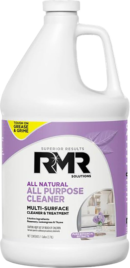 RMR All Natural All-Purpose Cleaner - Non-Toxic, Rinse-Free Multipurpose Cleaning Supplies, Biodegradable 1 Gallon Bottle, Modern Botanical Scent