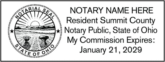Notary Stamp Seal Ink Personalized Self Inking Stamp Custom Stamp Rubber Stamp Trodat 4913 Self Ink Notary Stamp - 7/8" x 2-3/8" Impression Area
