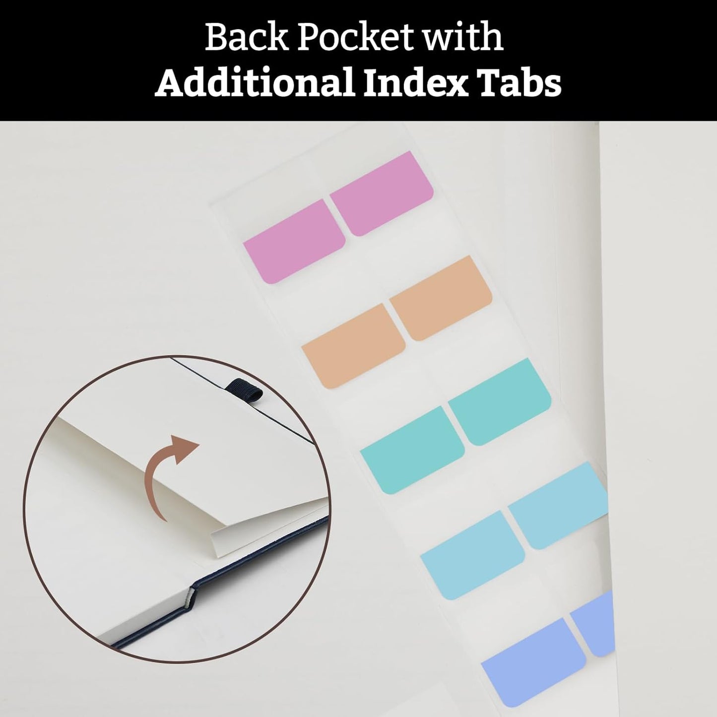 2Pack Lined Hardcover Journal Notebook, A5 192 Pages 100Gsm Thick Paper College Ruled for School,Note Taking,Work,Diary，5.7"*8.3",Navy