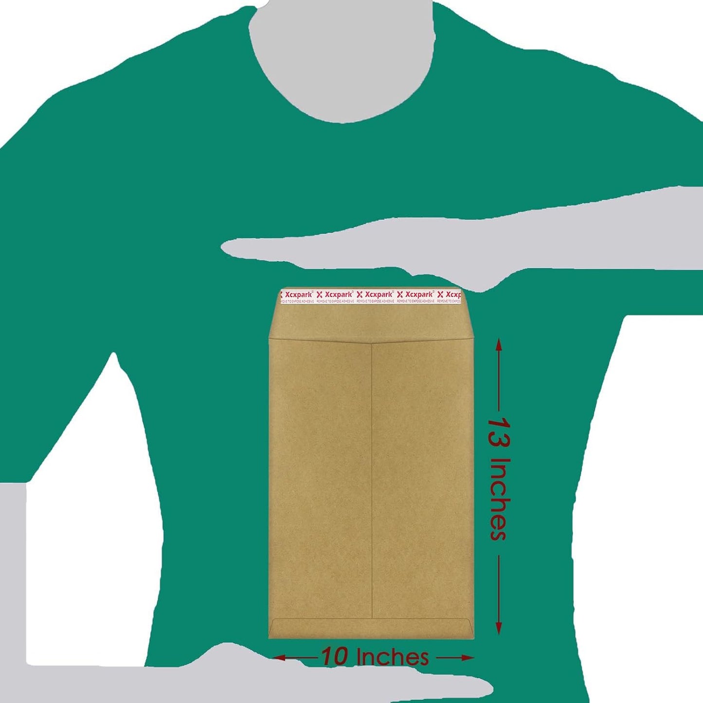 60 PCS 10x13 inches Security Catalog Envelopes Printable Self Seal Envelopes, Anti Tear Recycled Kraft Envelopes for Invitation Cards, Pictures, Photos, Documents