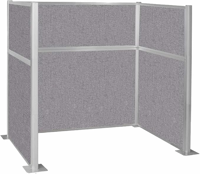 Versare Hush Panel Cubicle Kit | Workstation Partition Walls | Sound Dampening Cubicle Walls | Partitions for Desks