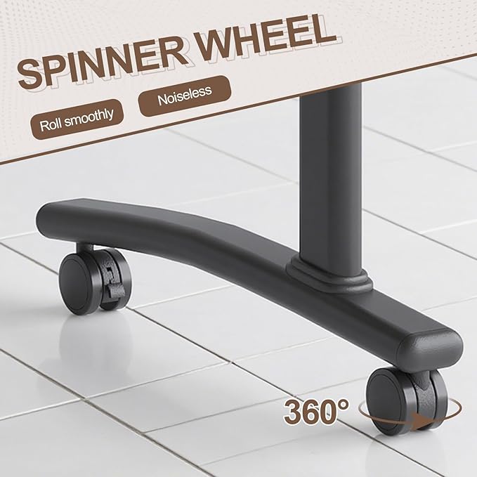 Folding Conference Room Table, Modern Conference Tables with Wheels, Large Rectangular Mobile Training Tables for Office Classroom, Foldable Modular Boardroom Seminar Table Walnut (2pack L70.9in)