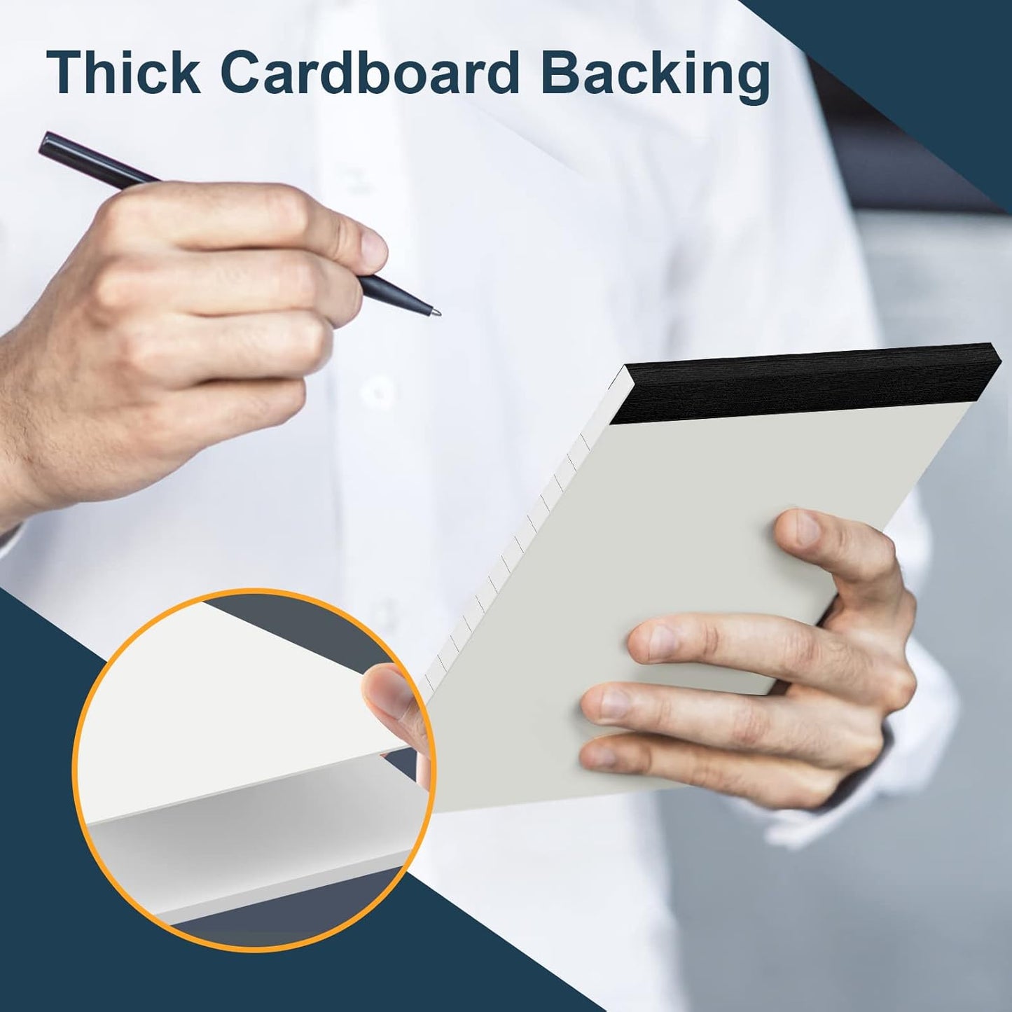 8 Pack Legal Pads 4x6 Inch 30 Sheets Mini Lined Paper Pads for Office Supplies Taking Notes/ Writing List, Small Notepads College Ruled Legal Memo Pad for Home, Office, School, or Business Writing Pad