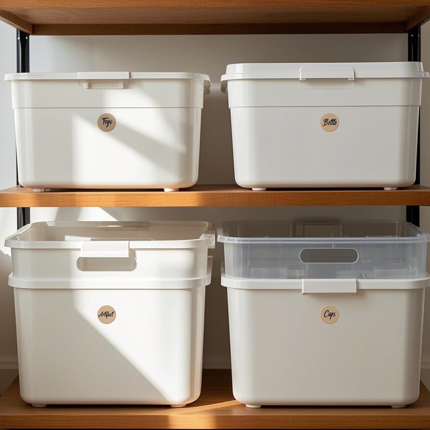 1000 PCS Circle Dots Stickers 1.5 Inch Vinyl Kraft Round Labels Removable Waterproof Color Coding Sticker Roll for Inventory Office Classroom