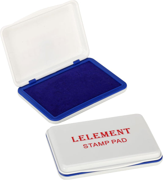 Ink Pads for Stamps | Blue Ink Stamp Pad | Rubber Stamps Ink Pad - Premium Quality Felt Pad for Stamps | Stamp Pads | Large Size