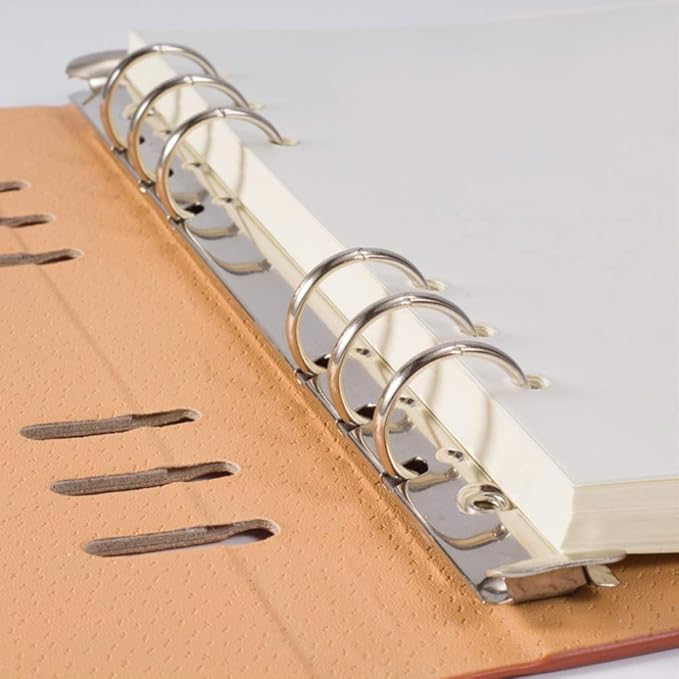 A5 Blank Paper, Refills for Filofax Planner, Organizer, Binders, 6 Hole Punched, 100 Sheets/200 Pages, 100gsm, White, 5.8 x 8.2 Inch