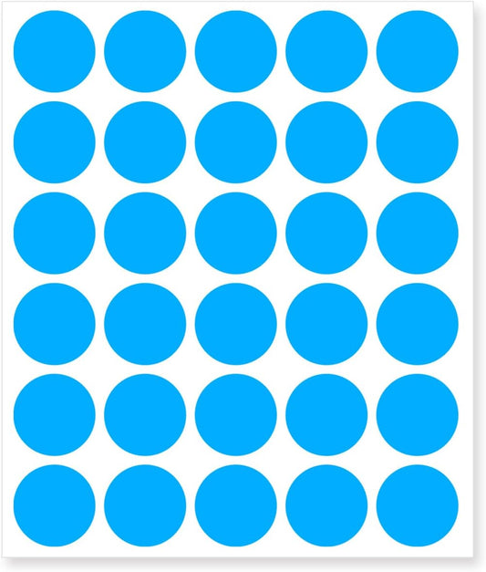 0.75 Inch Removable Color Code Dot Sticker Round Labels,Garage Sale Stickers Price Tags Label Blank Yard Sale Circle Dot Stickers(1050 Pack,Blue)