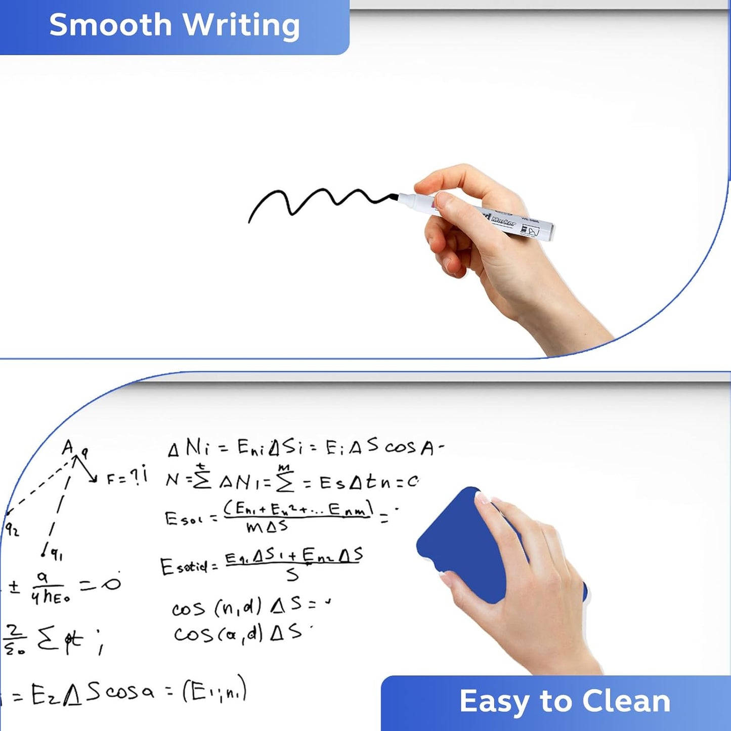 Rolling Whiteboard on Wheels, Double-Sided Magnetic Dry Erase Board with Stand, Mobile White Board for Office, Classroom, Home (32" x 48")