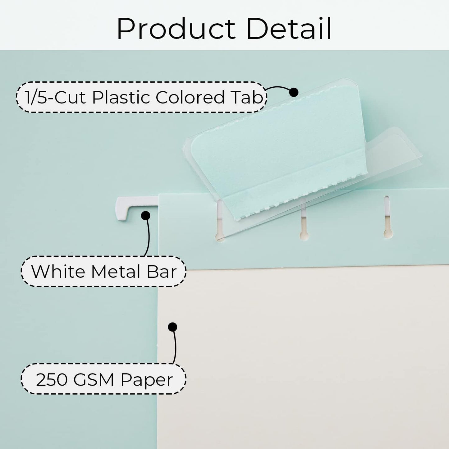 Y YOMA 6 Pack Colored Hanging File Folders Letter Size Decorative Hanging Folder Cute Pretty File Folder for Filing Cabinet Drawer Office Home with 1/5-Cut Adjustable Tabs, 3 Selected Fashion Color