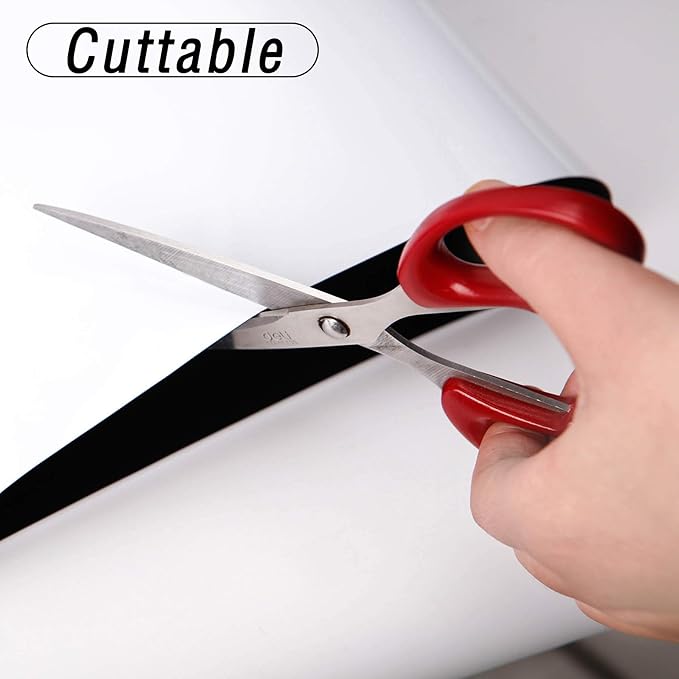 Magnetic Whiteboard Contact Paper for Wall 60 x 36 inches, Magnetic Dry Erase White Board Sticker with Non-Adhesive Backing for Office Home School