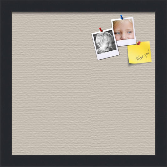 PinPix 12x12 Inch Cork Bulletin Board. This Decorative Framed Pin Board Comes with Desert Pastel Design and a Satin Black Frame. Ideal for Home Office Decor or Message Board (PinPix-1815)
