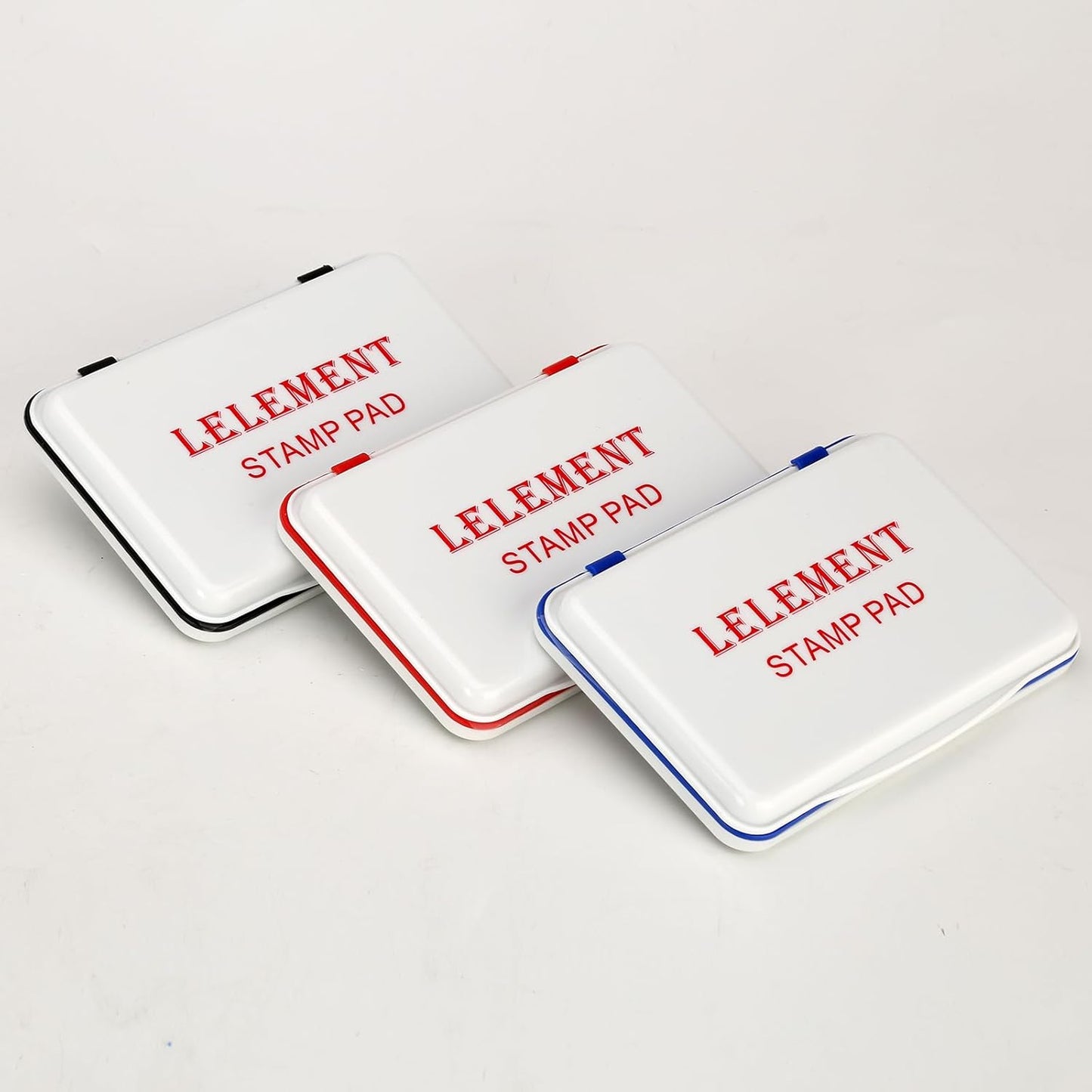 Ink Pads for Stamps | Red Ink Stamp Pad | Rubber Stamps Ink Pad - Premium Quality Felt Pad for Stamps | Stamp Pads | Small Size