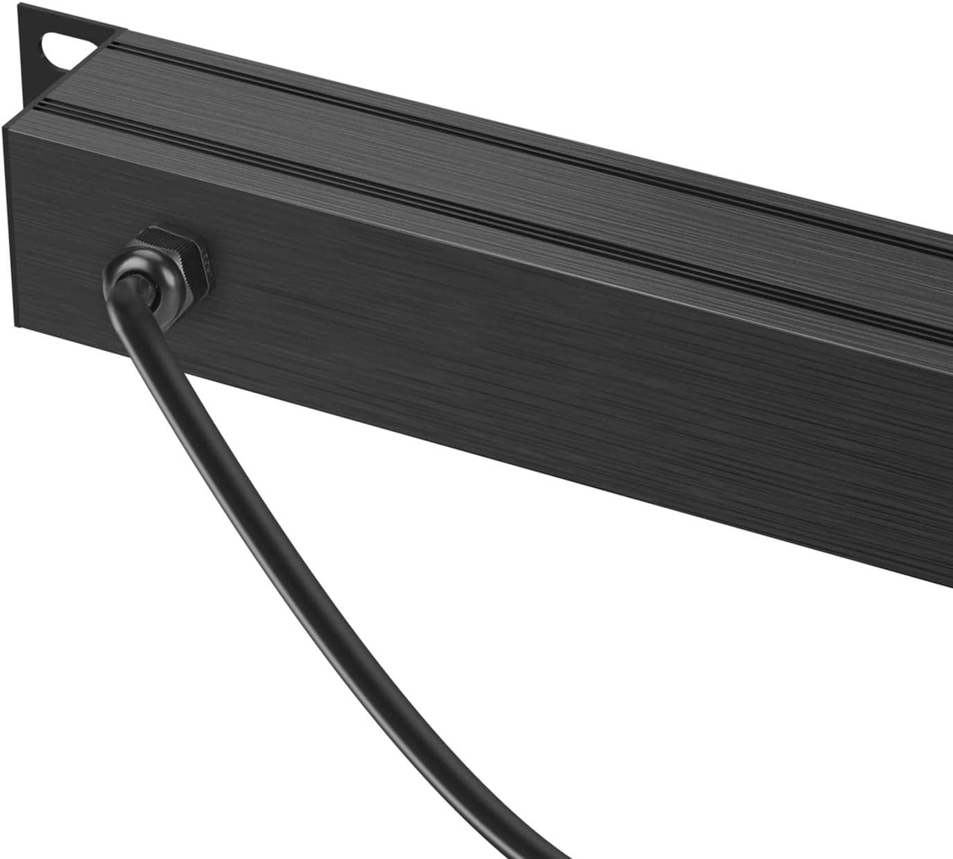 BTU Power Strip Surge Protector Rack-Mount PDU, 8 Right Angle Outlets Wide-Spaced, Mountable Power Strip Heavy Duty for Server Racks, Commercial, 300J (Yellow 6FT)