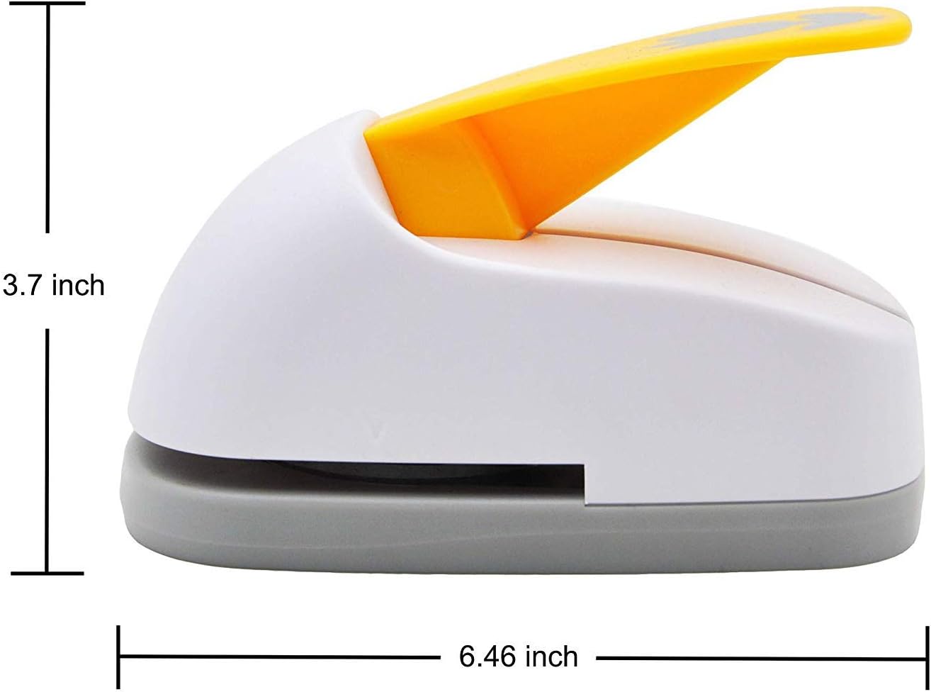 Craft Lever Punch 3 inch Hexagon Paper Punch Professional Tool for Paper Crafting DIY Projects，Gifts，Stationery，Education，Greeting Cards Arts Fun Projects