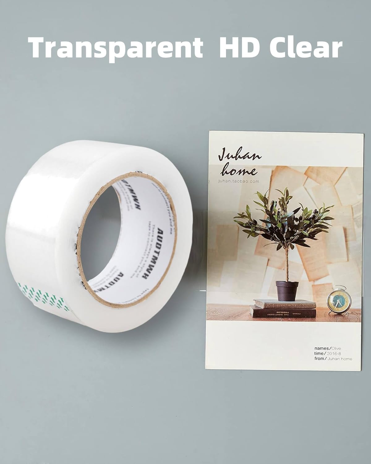 Packing Tape Refills, Clear, Packaging Tape Heavy Duty Designed for Moving, Shipping and Packing, Mailing,1.88" x 60 yds, 2 Rolls