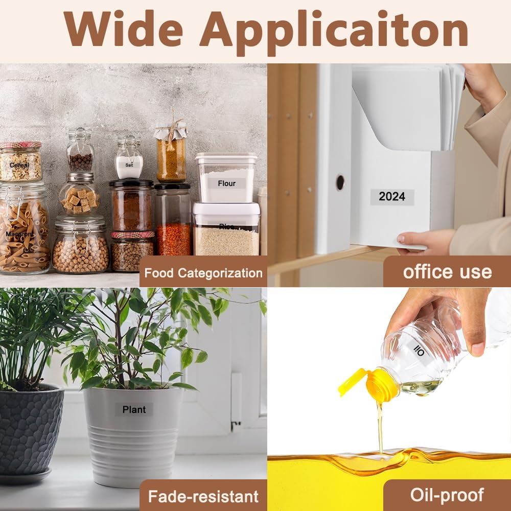 Hehua 18mm 0.7 Laminated Clear Label Tape Compatible for Brother Clear Label Maker Tape TZe-141 TZe141 TZ-141 TZ141 for P Touch PT D400 D450 D600 D610 P710BT, 3/4'' x 26.2ft Black on Clear, 3 Pack