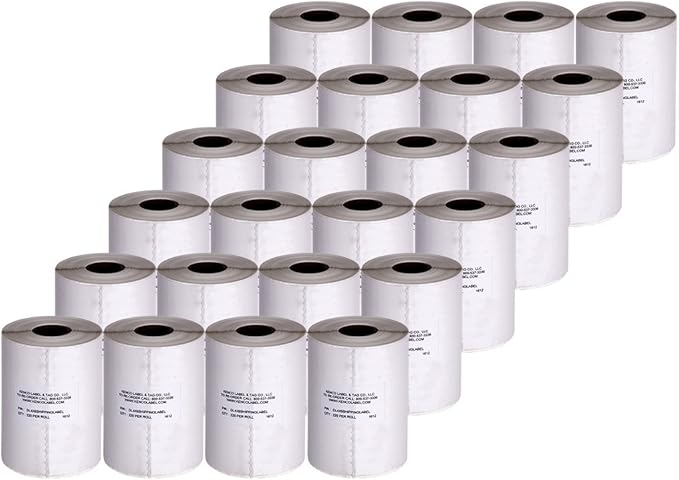 4" x 6" Compatible with Dymo® 4XL Postage Shipping Labels, Compatible with Dymo 1744907 (1 Roll - 220 Labels Per Roll) (24 Pack)