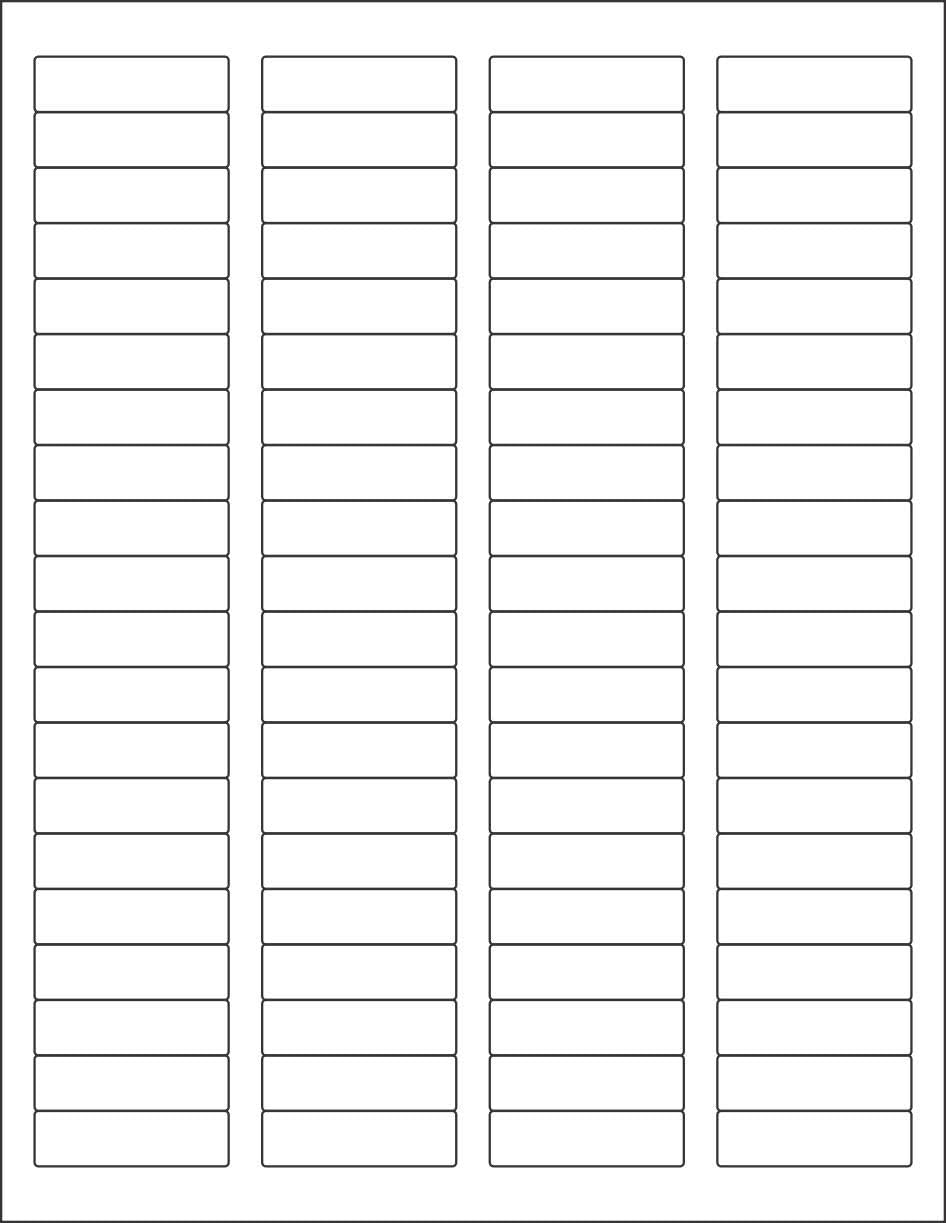 NextDayLabels 1-3/4" x 1/2" Rectangular Printer Labels - White Laser/Inkjet Printer Labels Return Address Labels Shipping Label Stickers (4000 Labels)