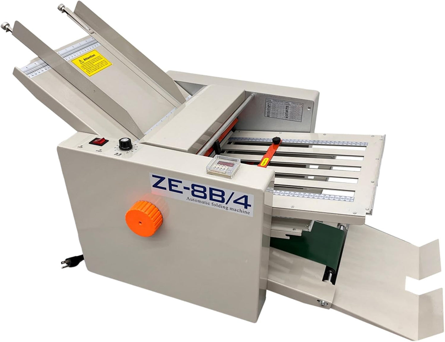 Document Folder Automatic Paper Folding Machine with Four Folding Tray Digital Display Adjustable Speed for Folding Files Business Letters Product Manuals Instructions