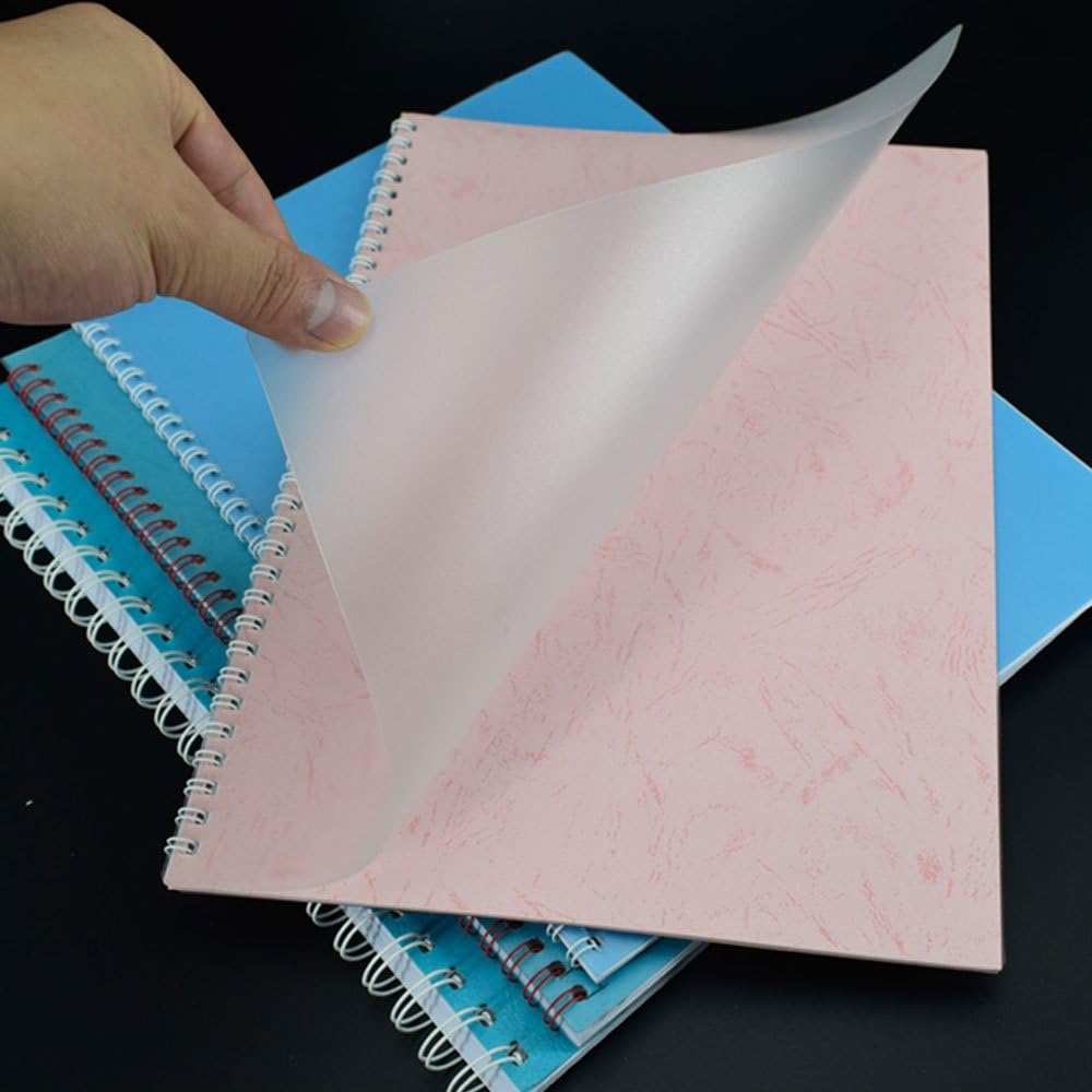 Rayson Frosted Binding Covers - 23 mil Polypropylene (PP) Matte Finish, 8.5" × 11", Durable Un-Punched Plastic Binding Covers, 50/Pack (PP650MT)
