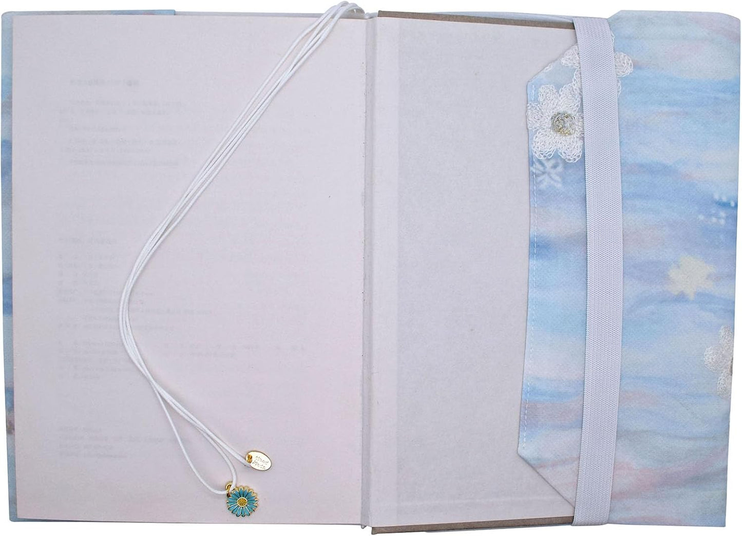 BLBMH Bookmark Book Covers for Paperbacks 5.5x8.5 Book Cover for Privacy Hardcover Adjustable Book Sleeve for Soft Cover Books Fabric Softcover Protector for Women - Flower B 8.5in