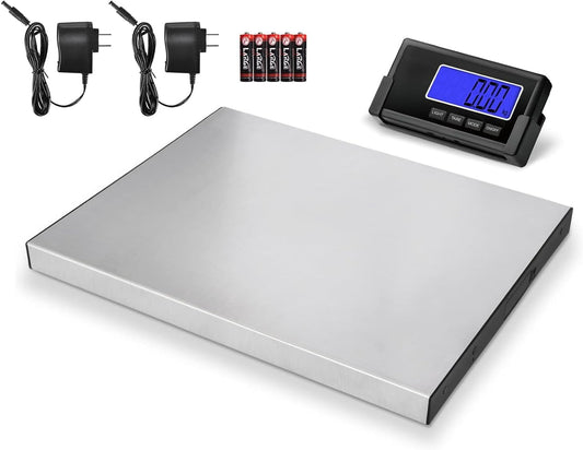 THINKSCALE Shipping Scale, 397lb Heavy Duty Digital Stainless Steel Large Platform Postal Scale with Wireless Display, Baby Scale Office Package Scale,Commercial Scale for Business, Puppy Scale