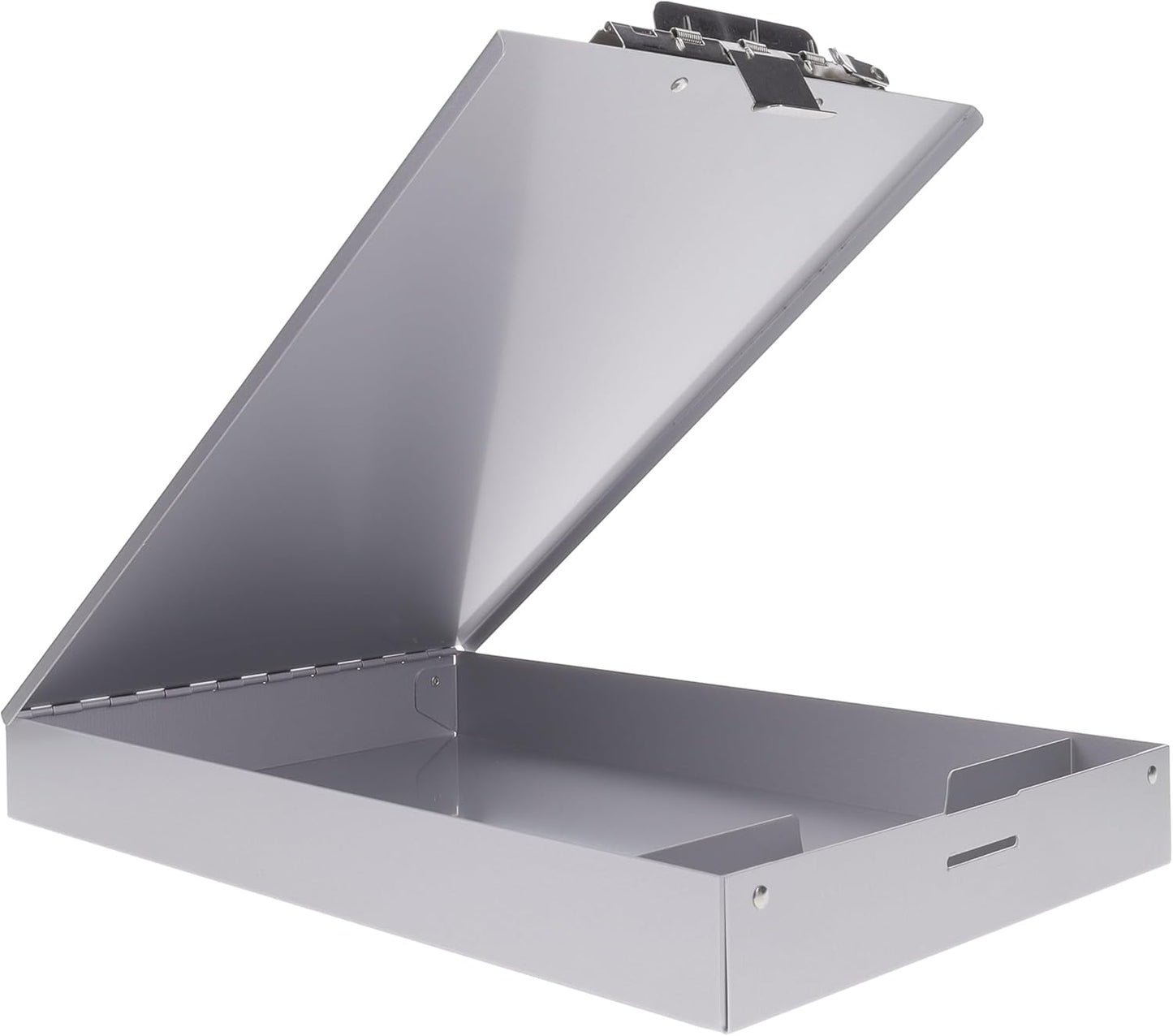 Saunders Recycled Aluminum Redi-Rite Storage Clipboard with Self-Locking Latch – Lightweight, Weather-Resistant Lacquer Finish Stationery Box. Office Products, Silver, Letter