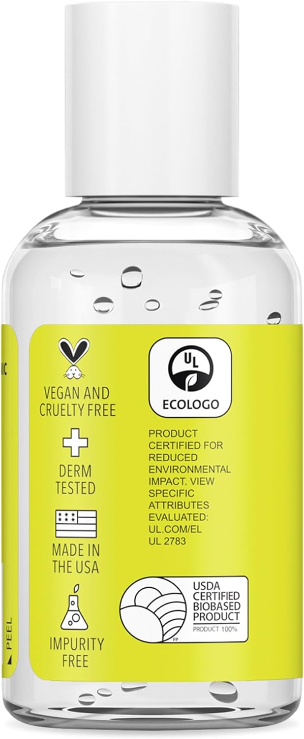 Medical Grade Hand Sanitizer Gel - 97% ORGANIC - 2 FL.OZ. PACK OF 3