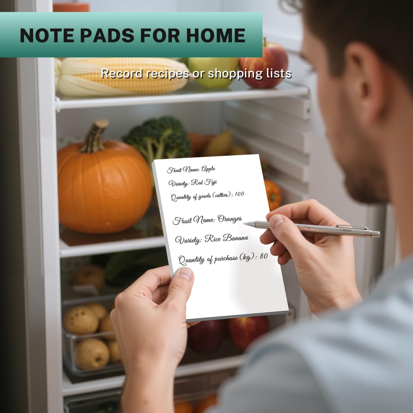 Note Pads 4x6 Blank Notepad, 6 Pack Blank Scratch Pads, 30 Sheets per Notepad for Writing, 4x6 White Pad of Paper Tear Off Notepads, Mini Server Note Pad Notebook for Home/Office/School