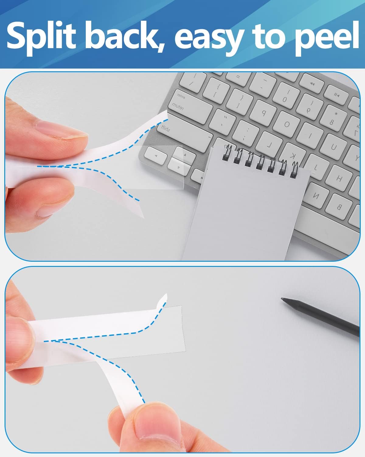 Weemay 3X Clear Label Tape Replacement for Brother Label Maker TZe Tz Tape 12mm 0.47 Laminated Clear TZe131 131 for PT H110BP D210 D220 P710BT P300BT D400 D200 H111 D600, 1/2 Inch x 26.2 Ft