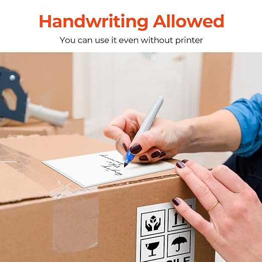 MUNBYN 4x6 Inch Direct Thermal Shipping Labels, 6000 Pcs/12 Rolls(500 Pcs per Roll), Shipping Label Paper for Thermal Printers