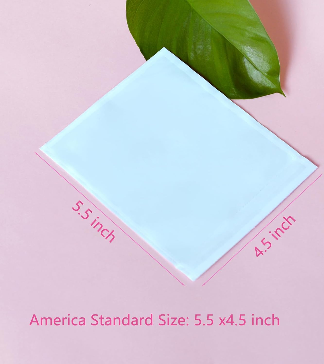 1000 PCS 4.5"x 5.5" Clear Self-Adhesive Packing List Envelopes - Shipping/Mailing Pouch Enclosed Bags for Packing Slips Invoice Label